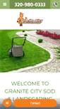 Mobile Screenshot of granitecitysodandlandscape.com